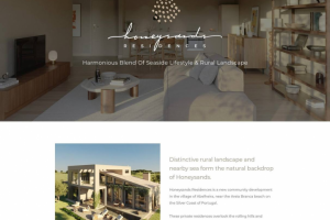 Разработка сайта для компании строительства вилл