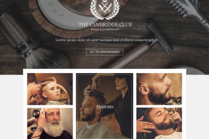 Разработка сайта для премиум барбершопа