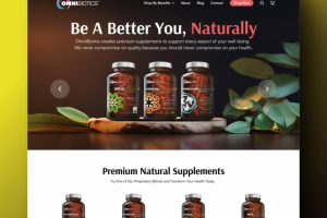 Разработка сайта для натуральных БАД