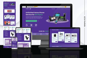 Разработка лендинга для телефонного сервиса