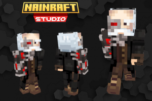 Создание скина дедушки-киборга для проекта