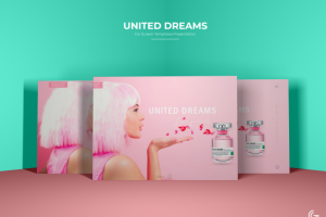 Макет первого экрана UNITED Dreams