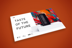 Макет первого экрана glo