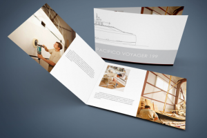 Буклет для первого российского катамарана