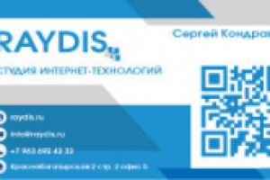 Визитка Raydis