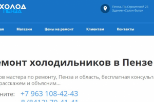 Аудит сайта по ремонту бытовой техники