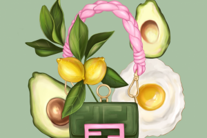 Авокадо завтрак в стиле FENDI