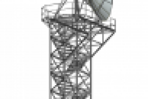 Опора для параболической антенны