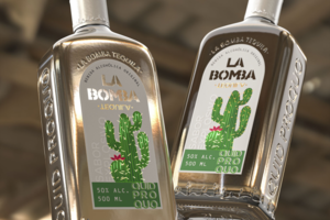 Дизайн этикетки текилы  "La bomba"