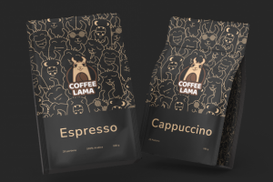 Фирменный стиль "COFFEE LAMA"