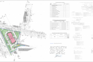 План благоустройства и покрытий