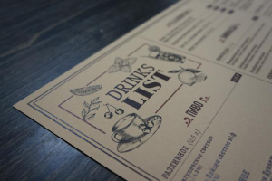 Дизайн меню