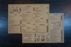 Дизайн меню