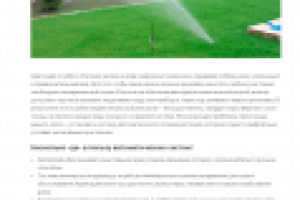 Преимущества автоматических систем полива