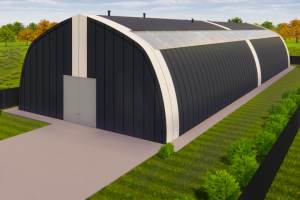 Визуализация склада криволинейного