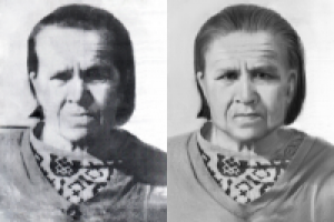 ретушь старого фото