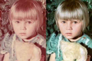 цветокоррекция старого фото