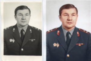 из ч/б в цветное