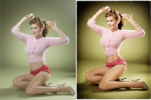 в стиле пин-ап