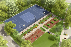 Благоустройство общественных зон коттеджного поселка