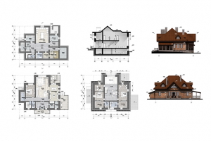 Эскизный проект жилого дома