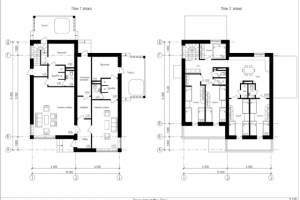 Планировка гостевого дома