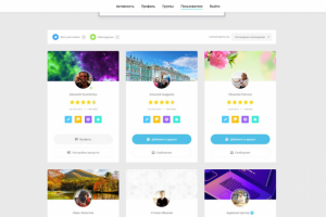 Проект профильной социальной сети