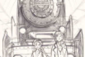 Восточный экспресс карандашный рисунок