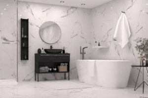 Создание интерьера ванной и визуализация