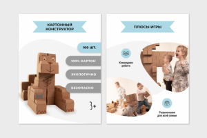 Карточка для WB / Картонный констуктор