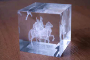 Модель в материале