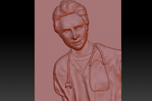 Барельеф джей ди