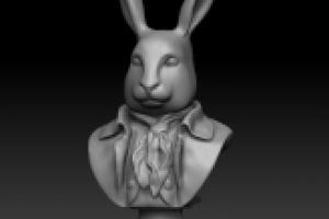 Заяц бюст