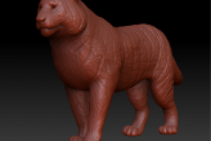 Тигр скульптура