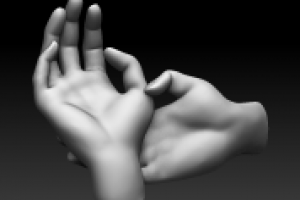 Упрощенная скульптура Родена 2