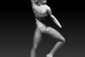 Упрощенная скульптура Родена 1