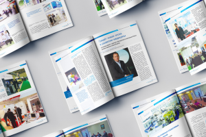 Дизайн и верстка журнала "Фармацевтический бизнес"