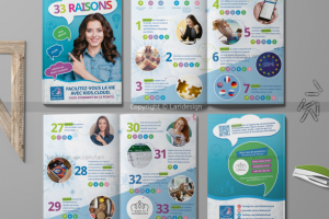 Буклет для детского программного обеспечения KIDS CLOUD