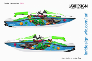 Винилография на катер SeaDoo 150