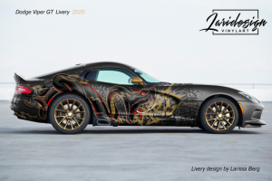 Разработка дизайна ливреи Dodge Viper GT