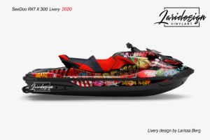Разработка ливреи для гидроцикла SeaDoo RXT X 300