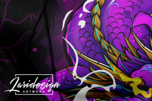 Фрагмент Рашгарда Dragon для школы единоборств