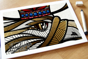 Фреска Герб РФ