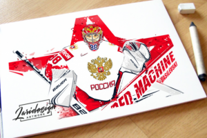 Векторная отрисовка Red machine