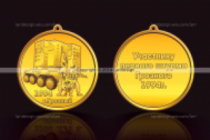 Отрисовка медали по эскизу заказчика