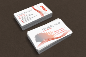 Визитка для салона красоты