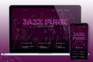 Landing Page для студии танцев