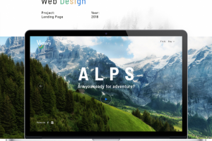 Landing Page для туристической компании