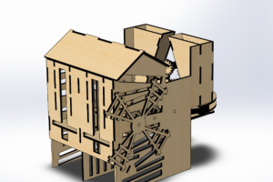 Мельница из фанеры