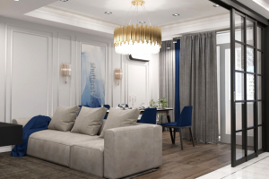 Дизайн интерьера квартиры 106,47м2